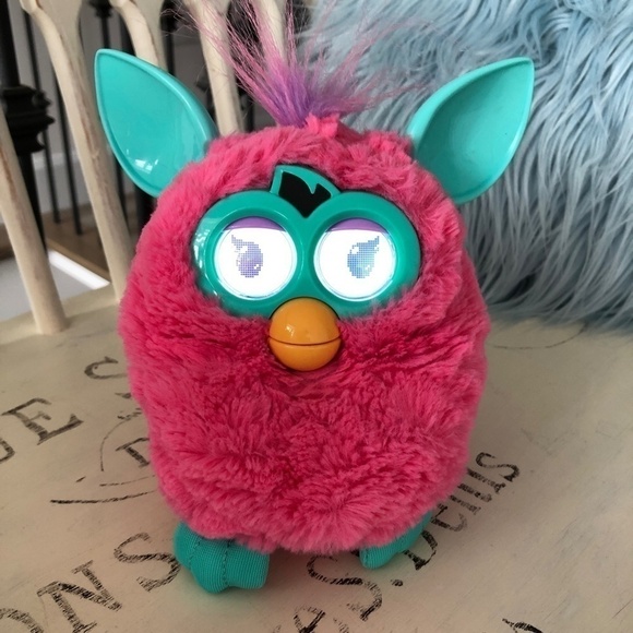 2012 Cotton Candy Furby, Pink Furby, Works well. - Picture 3 of 9